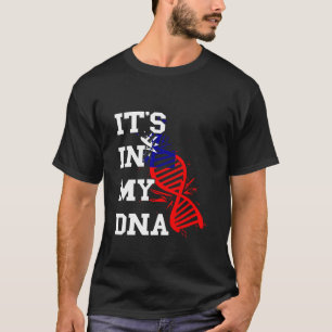 Taiwan Flag It's In My DNA Molecule Taiwanese Prid T-Shirt