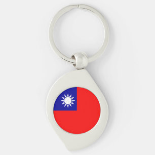 Taiwan Flag Key Ring