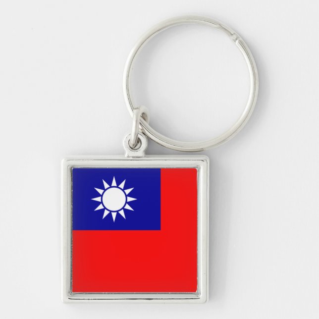 Taiwan Flag Keychain (Front)