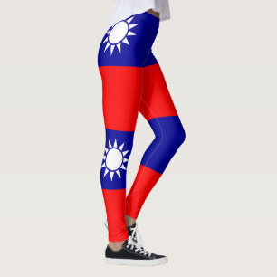 Taiwan Flag Leggings