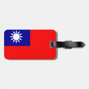 Taiwan Flag Luggage Tag