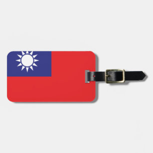 Taiwan Flag Luggage Tag