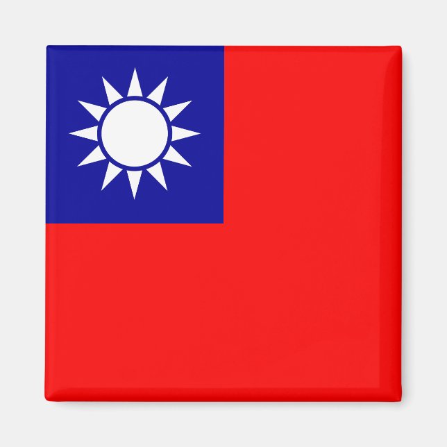 Taiwan Flag Magnet (Front)