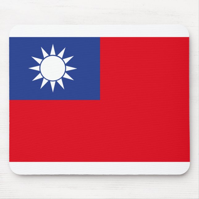 Taiwan Flag Mouse Pad (Front)