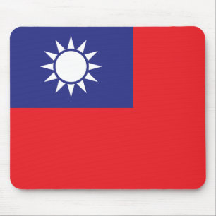 Taiwan Flag Mouse Pad