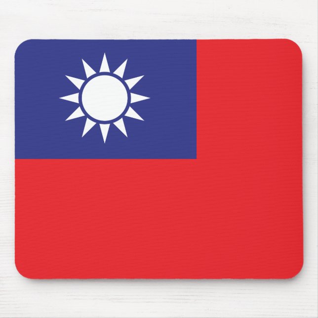 Taiwan Flag Mouse Pad (Front)