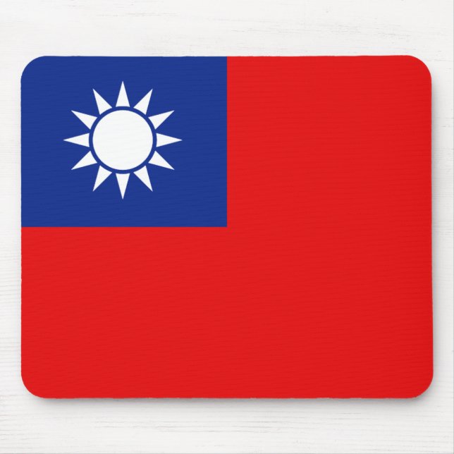 Taiwan Flag Mousepad (Front)