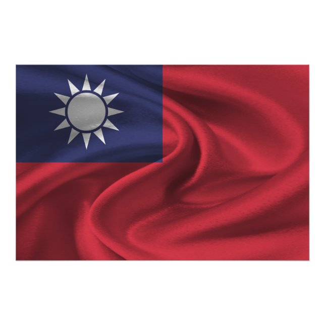 Taiwan Flag Photo Print (Front)