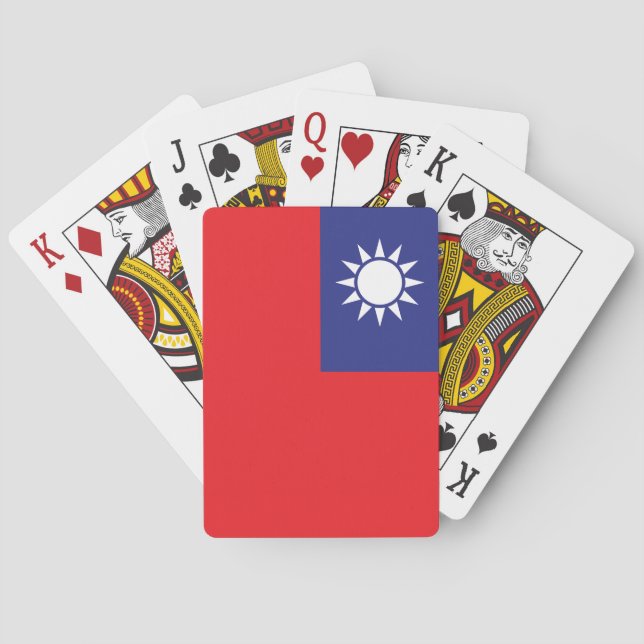 Taiwan Flag Playing Cards (Back)