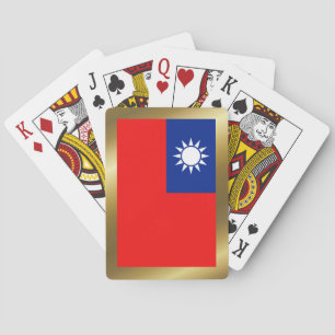 Taiwan Flag Playing Cards
