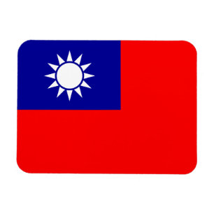 Taiwan Flag: Republic of China, Chinese Taipei Magnet