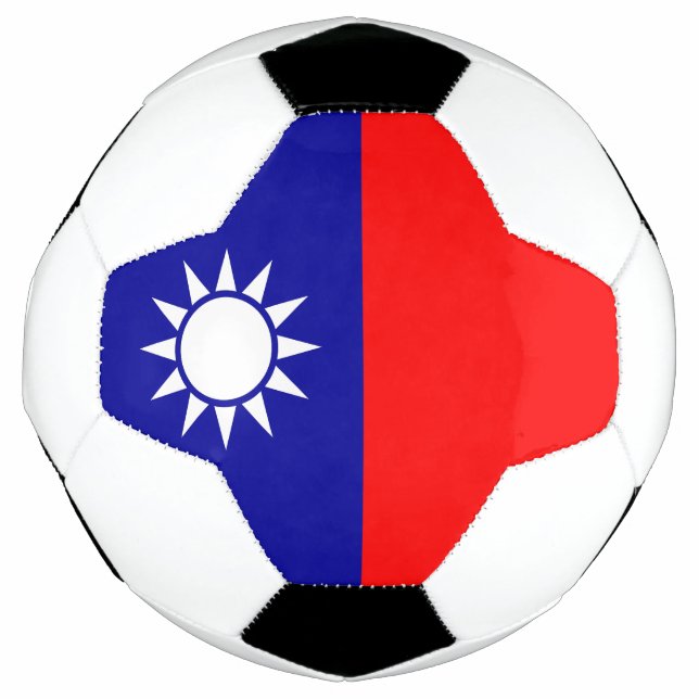 Taiwan Flag Soccer Ball (Front)