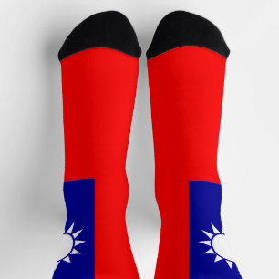 Taiwan Flag Socks