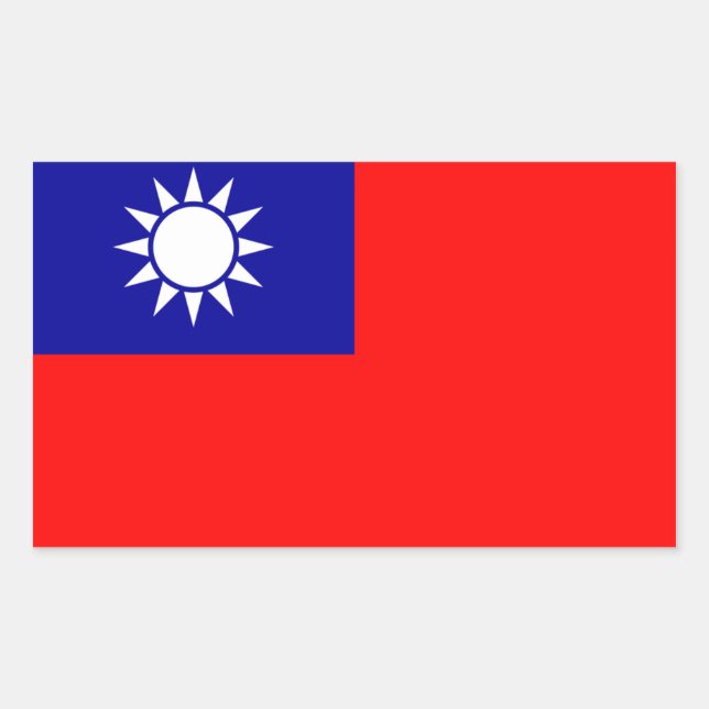 TAIWAN* Flag Sticker (Front)