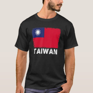 Taiwan Flag Support Taiwanese People Women Men T-Shirt