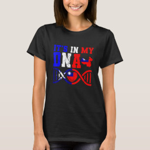 Taiwan Flag Taiwanese Pride It's In My DNA Taiwan T-Shirt