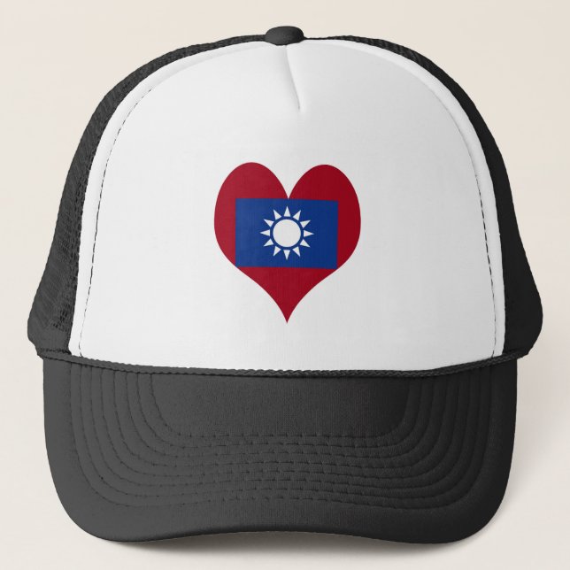 Taiwan flag Taiwanese Trucker Hat (Front)