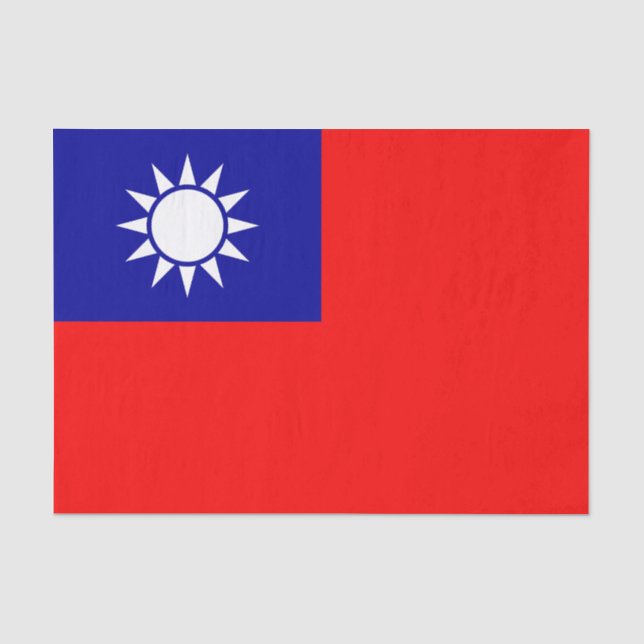 Taiwan Flag Tissue Paper (Front)