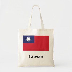 Taiwan Flag Tote Bag