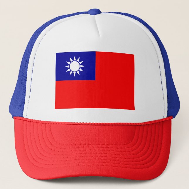 Taiwan Flag Trucker Hat (Front)