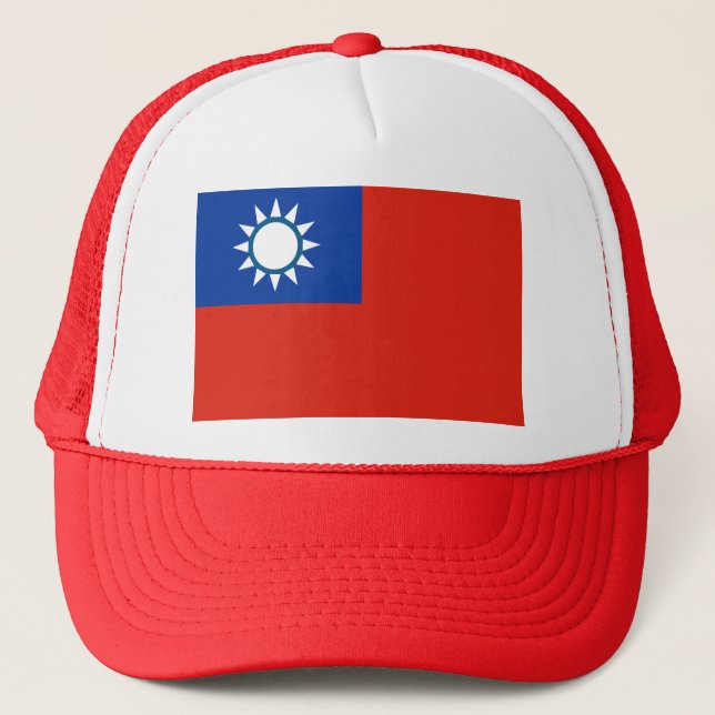 Taiwan Flag Trucker Hat (Front)