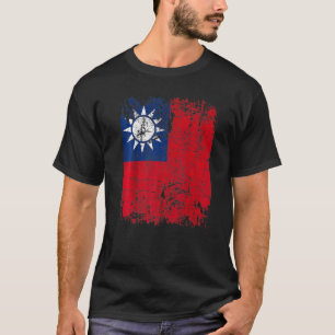 Taiwan Flag Vintage Men Women Kids Taiwan T-Shirt