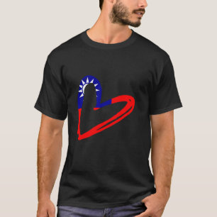 Taiwan Heart Taiwanese Pride Taiwanese Roots Taiwa T-Shirt