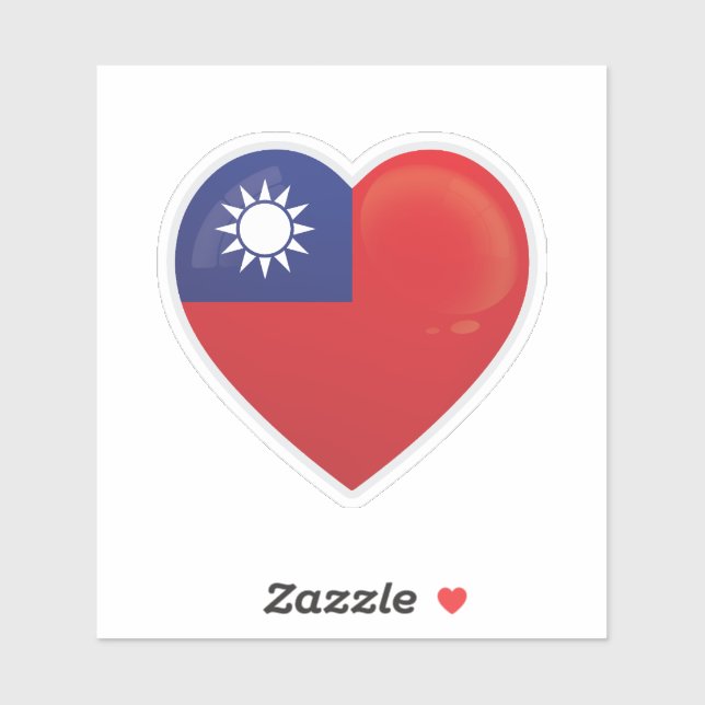 Taiwan Love Icon Sticker (Sheet)