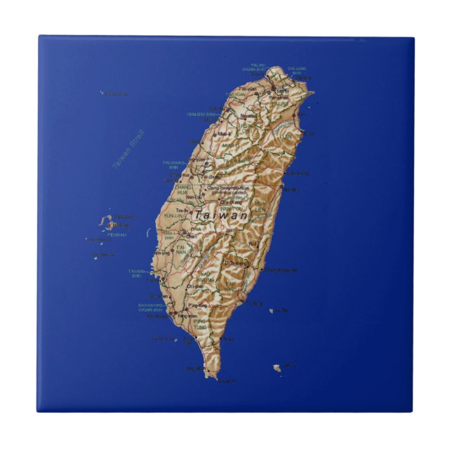 Taiwan Map Tile (Front)