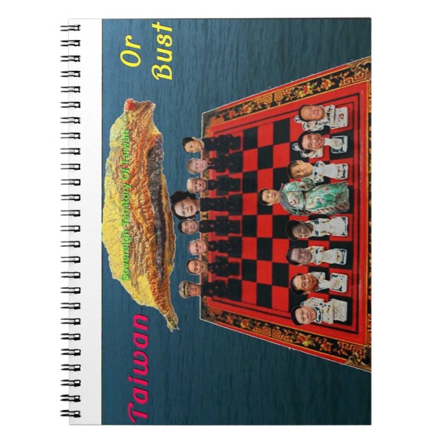 Taiwan or bust notebook (Front)