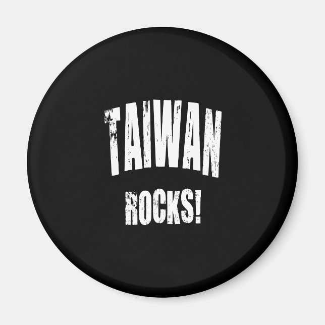 Taiwan Rocks! Magnet (Front)