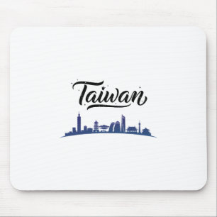 Taiwan Skyline Travel Vacation Outfits  Mouse Pad