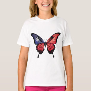 Taiwan Swallowtail Butterfly Flag Sticker T-Shirt