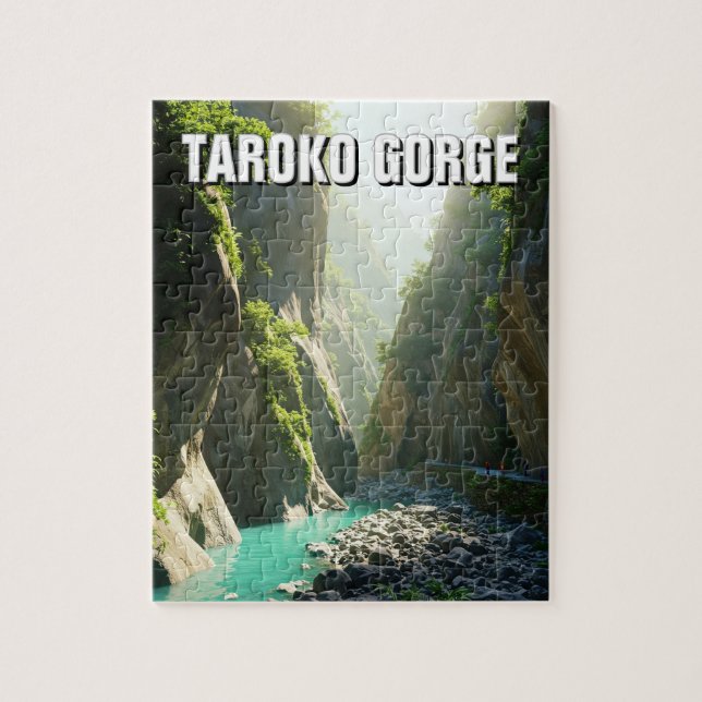 Taiwan Taroko Gorge Travel Jigsaw Puzzle (Vertical)