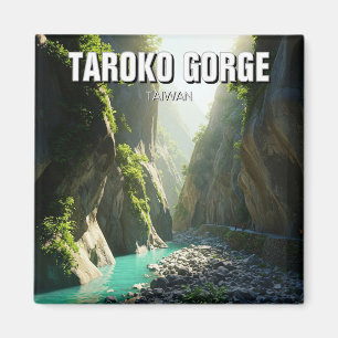 Taiwan Taroko Gorge Travel Magnet