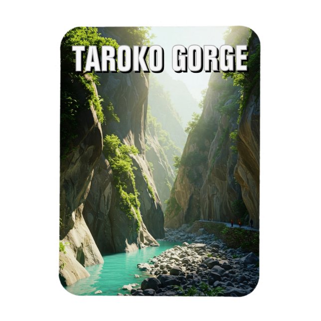 Taiwan Taroko Gorge Travel Magnet (Vertical)
