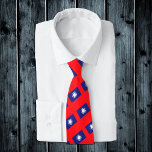 Taiwan Ties, fashion Taiwanese Flag, business Tie<br><div class="desc">Neck Tie: Patriotic Taiwanese Flag fashion and Taiwan business design - love my country,  office wear,  travel,  national patriots / sports fan</div>