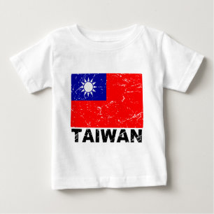Taiwan Vintage Flag Baby T-Shirt