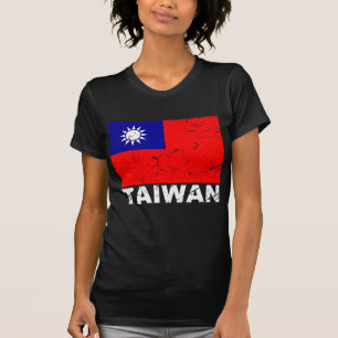 Taiwan Vintage Flag T-Shirt