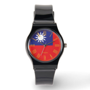Taiwanese Flag watch, patriots, Taiwan fashion Watch