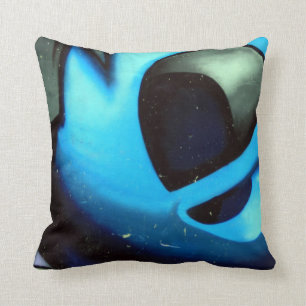 Taiwanese graffiti, Taipei, Taiwan Cushion
