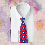 Taiwanese Hearts & Taiwanese Flag / Taiwan Tie<br><div class="desc">Ties (Business): Taiwanese Hearts & flag of Taiwan - fashion heart pattern - love my country,  travel patriots & sports fans</div>
