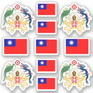 Taiwanese national symbols / coat of arms and flag