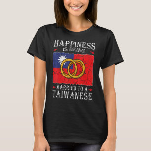 Taiwanese Wedding Taiwan Heritage Roots ROC Flag M T-Shirt