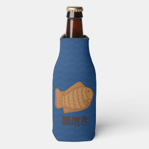 Taiyaki Japanese Fish-Shaped Cake Festival Food Bottle Cooler