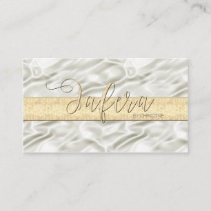 Taj Abbas Ali 'Jafera' Satin and Gold ID186 Business Card