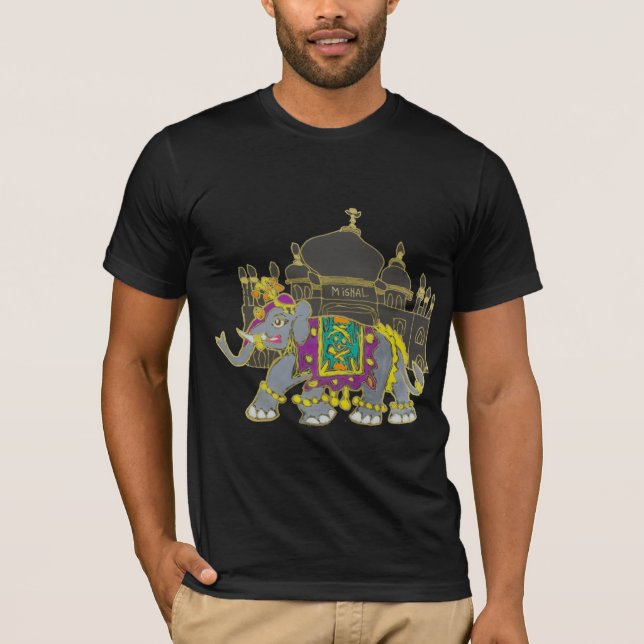 Taj Elephant T-Shirt (Front)