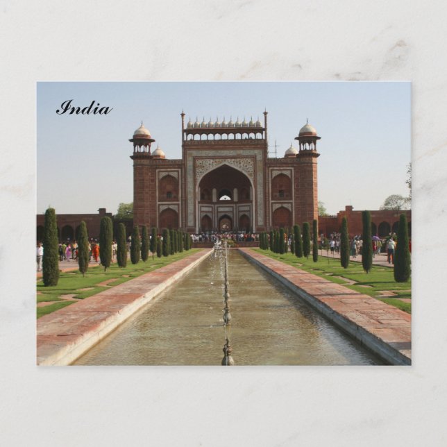 taj gate postcard (Front)