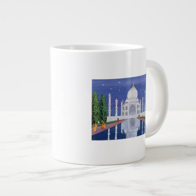 Taj Mahal 1995 Large Coffee Mug (Front Right)