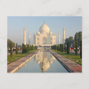 Taj mahal , A famous historical monument Postcard